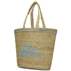 Codello Tasche mit Slogan aus aufgenähten Pompon-Bändern Sporttaschen   Damen 