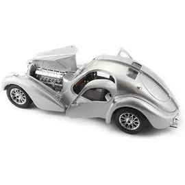 BBURAGO 18-22092 - Modellauto Bugatti Atlantic silber 1:24