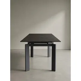 KADIMA DESIGN Esszimmertisch 180 x 95 x 77 cm schwarz