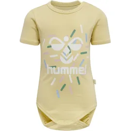 hummel hmlLAKE kurzarm Baby-Body 8088 | italian straw 56