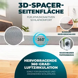 marqa home Topper Komfortschicht atmungsaktiv 80 x 200 cm