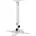 00220880 Beamer-Deckenhalterung Höhenverstellbar Schwenkbar Neigbar Boden Deckenabstand max 635 mm Weiß