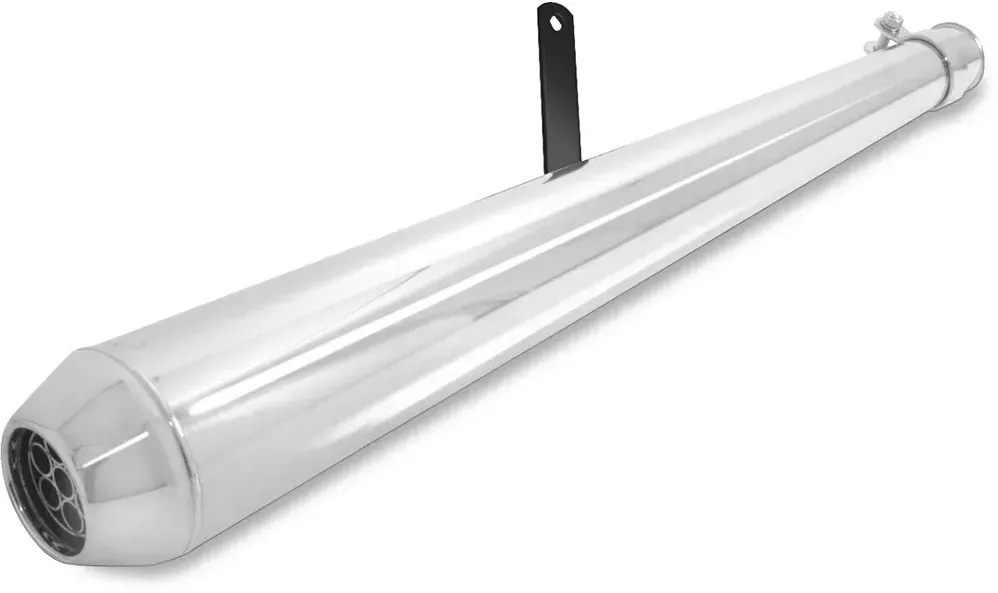 Emgo Dunstall Style Nicht Homologierter Schalldämpfer - Silver - Not Homologated