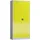 Classix Stahlschrank X-530356 zinkgelb, lichtgrau 92,0 x 50,0 x 194,5 cm, aufgebaut