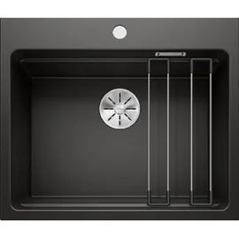Blanco ETAGOn 6 schwarz, o.AF, m. Set ETAGON-Schienen