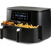 DOMO collection Airfryer Double Fry Zone 3 + 6 L schwarz