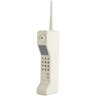 ZJchao Alte Telefon-Requisite, Schrei-Telefon-Requisite, Tragbare Retro-Handy-Verzierung, Retro-Telefon-Requisite aus Eisen für Heim- oder Bürodekoration (White)