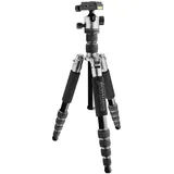 Mantona light traveller Reisestativ schwarz/grau