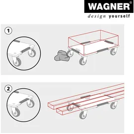 wagner® design yourself WAGNER Transporthilfe MAXIGRIP für Umzug I FSC® I Made in DE