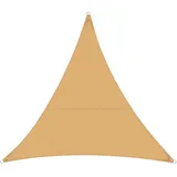casa pura Wasserabweisendes Sonnensegel dreieckig 300 x 300 x 300 cm Sand