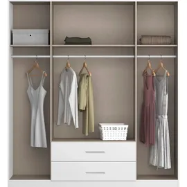 Rauch Drehtürenschrank Micro 181 x 201 x 56 cm Weiß