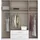 Rauch Drehtürenschrank Micro 181 x 201 x 56 cm Weiß