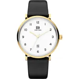 Danish Design Herrenuhr IQ11Q1216 Yukon Gold White Large (3310096) - Schwarz