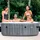 Intex PureSpa Bubble GreyWood XXL Deluxe 216 x 71 cm grau 28442