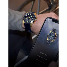 Festina Chrono Bike Connected 45 mm blau/gold