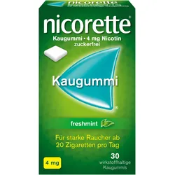 Nicorette Kaugummi freshmint 4 mg Nicotin