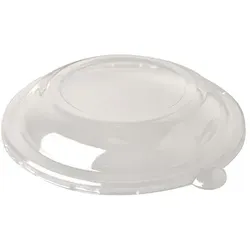 PAPSTAR 400 Dom-Deckel, PET rund Ø 19 cm · 3 cm klar