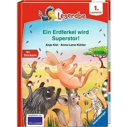 RAVENSBURGER 46086 Ein Erdferkel wird Superstar! - Leserabe ab 1. Klasse