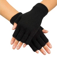 Boland - Fingerlose Handschuhe, 80er Jahre, Armstulpen, Neon, Gloves, Bad Taste Party, Mottoparty, Karneval