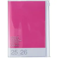 Mark's Europe MARK'S 2025/26 Taschenkalender, B6 Colors // Pink