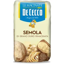 De Cecco Semola Di Grano Duro Rimacinata Hartweizengries 1kg