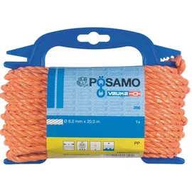 monheimer ketten- u. metallwarenindustrie PP-Seil Kletterseil 6,0 mm Orange