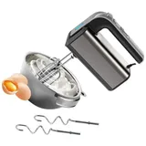 XERSEK Handmixer 800W 3in1 Edelstahl Handmixer Turbofunktion mit Teighaken Schneebesen, Handrührgerät Hand Rührer Stabmixer Pürierstab