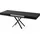 WFL GROUP Cavetta X Schwarz Holz 120 x 76 x 80 cm