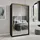 masseno Schwebetürenschrank RIEN 120 x 205 x 60 cm Schwarz