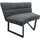 Hti-Living Sitzbank Runde Bank Liron 108 cm