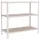 Simonrack Simon Rack Schwerlastregal, 1000x800x400 mm, Bis 150 kg Belastbar, 3 Verstellbare Ablagen, MDF-Platten, Kellerregal, Lagerregal, Weiss/Holz - Maderclick
