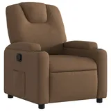 vidaXL Relaxsessel mit Liegefunktion Polyester 88 x 97 x 88 cm Braun