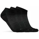 Craft Core Dry Füßlinge 3er Pack Schwarz 40-42