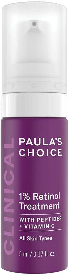 Paula’s Choice CLINICAL 1% Retinol Serum - Anti Aging Behandlung Creme - Reduziert Falten, bekämpft Unreine Haut & Pickelmale - Alle Hauttypen - Reisegröße 5 ml