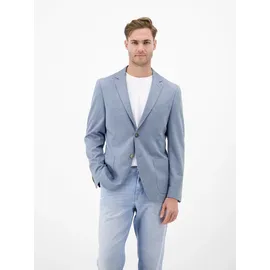 Lerros Jerseysakko "Jerseyblazer in Strickoptik", Herren, Gr. 27, mid storm blau, 82% Polyester, 11% Viskose, 7% Elasthan, Sakkos