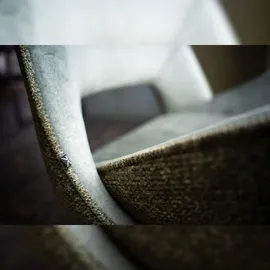 KAWOLA Esszimmerstuhl VELO Drehstuhl Stoff graugrün