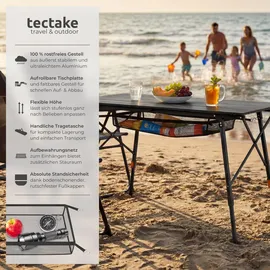Tectake Campingtisch Tina Schwarz