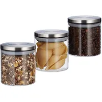 Relaxdays Vorratsglas 380 ml 3 St.