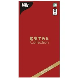 Papstar Tischdecke, Tissue ROYAL Collection 120 cm x 180 cm Fuchsia