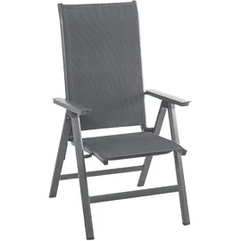 Dehner Klappsessel Cleveland 66,5 x 60 x 109 cm dunkelgrau