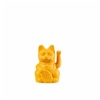 DONKEY Lucky Cat Mini | Deep Yellow | Japanische Glücksbringer Winkekatze in dunkelgelb 9,8 cm hoch