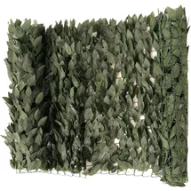 MCW Windschutz 100 x 300 cm Grün Kunststoff