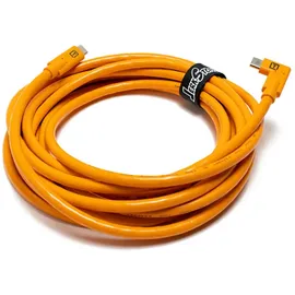 Tether Tools TetherPro USB-Datenkabel für USB-C an USB-C Right Angle - orange