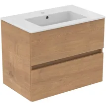 Ideal Standard Waschbeckenunterschrank 2 Auszüge 71 x 45 x 56,5 cm Hamilton Eiche