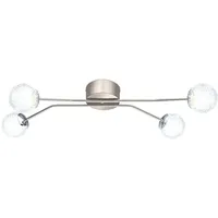 EGLO 24 Watt LED Decken Lampe Nickel-matt Alu Kugeln