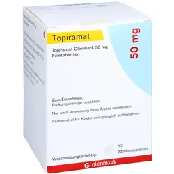 Topiramat Glenmark 50 mg Filmtabletten 200 St