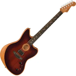 Fender American Acoustasonic All-Mahogany Jazzmaster Bourbon Burst