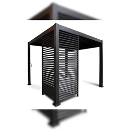 BEST Freizeitmöbel Louvre Seitenwand 113 cm anthrazit