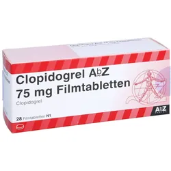 Clopidogrel AbZ 75 mg Filmtabletten 28 St