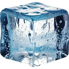 HENDI Eiswürfelform, XL Würfel, Erstellt 6 große (±5x5x5 cm), Eiswürfelschaleeinfache, Eiskugelform, 170x110x(H)52mm, Silikon